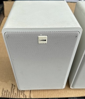 Pair Of Canton Plus D Speakers.Tested.Awesome Sound White Made in
