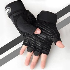 Gym Fitness Heavyweight Training Gloves Men women Body Building Half Finger New