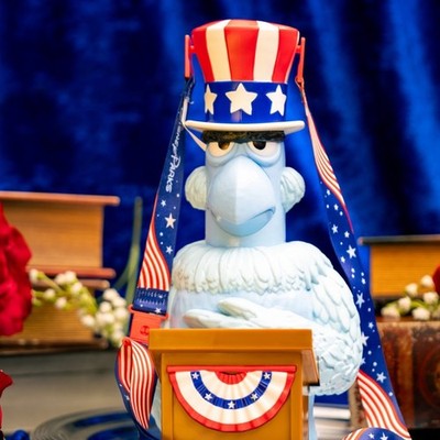 2026 Disney Parks Muppets Sam Eagle America 250th USA Popcorn Bucket +