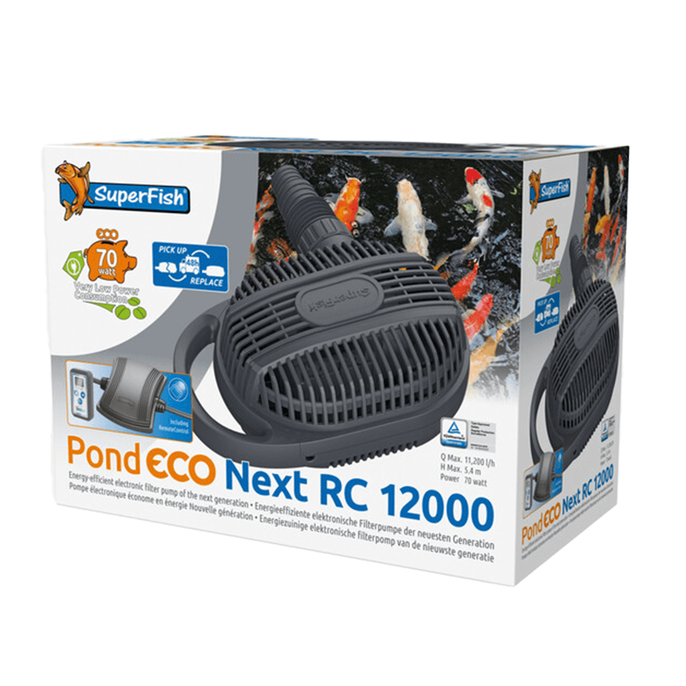 SuperFish Pond Pump ECO Next RC 12000 Controllable