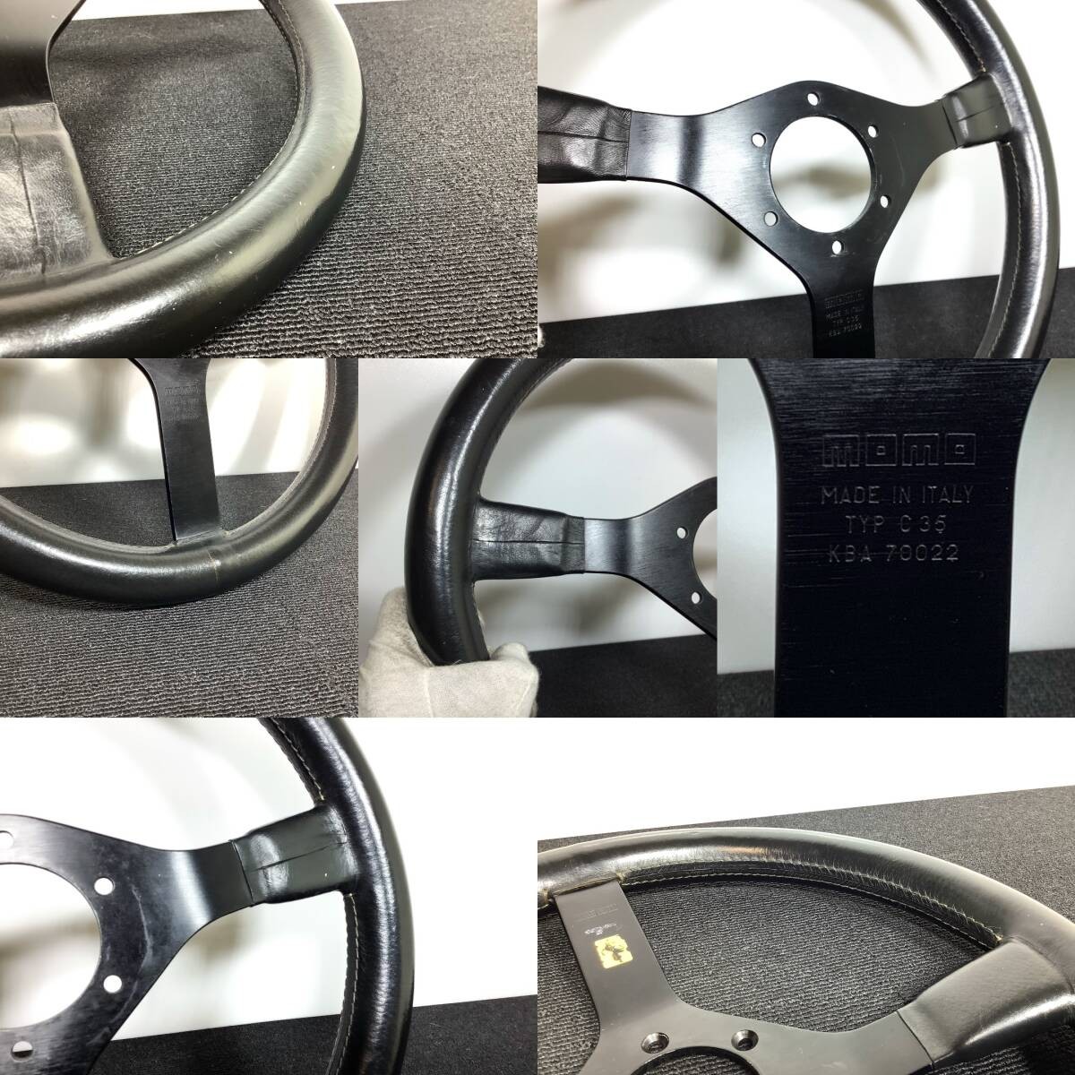 MOMO CAVALLINO Steering Wheel 345mm Vintage JDM Ferrari 308 328
