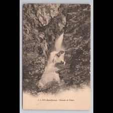 Vintage Postcard Saint-Gervais Cascade de Crépins 1973 Unposted Scenic View