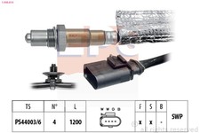 EPS Lambdasonde Sensor Abgassteuerung 1.998.614 für AUDI Q3 F3B Q2 GAB GAG F3N 4