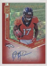 2018 Donruss Elite Turn of the Century Red 26/99 DaeSean Hamilton Auto 0c6