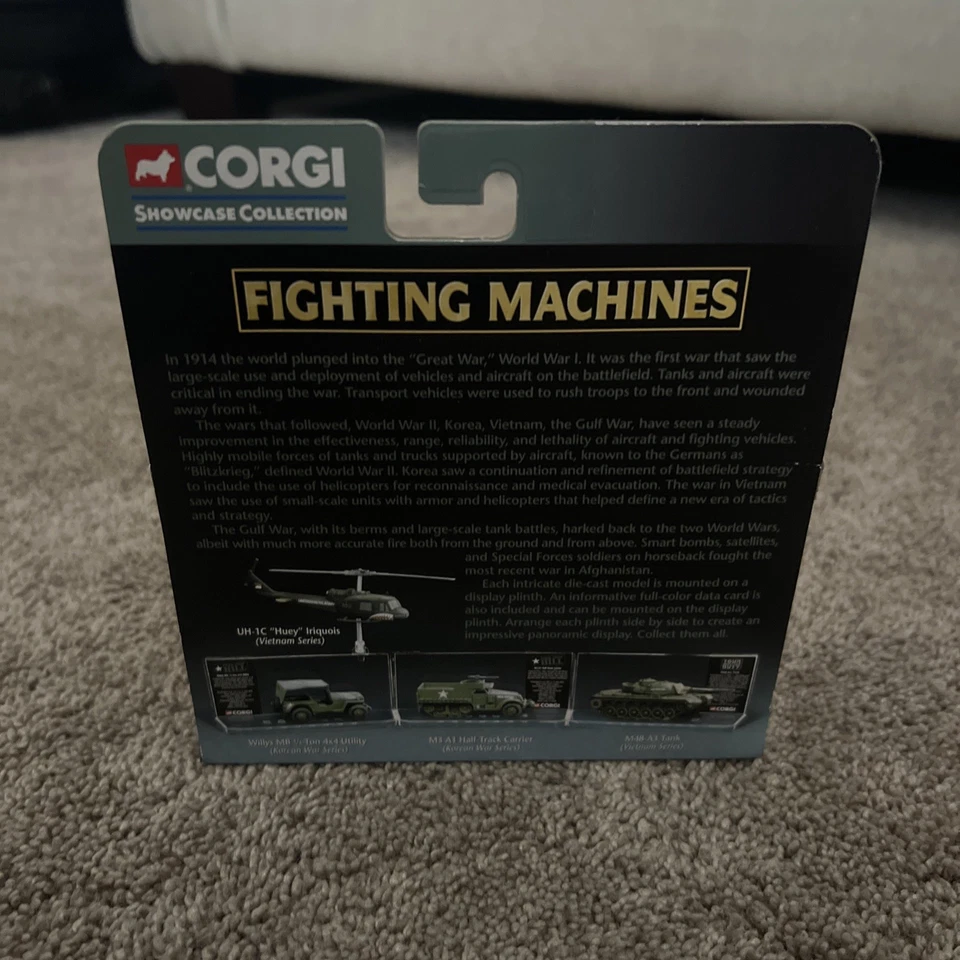 MÁQUINAS DE COMBATE CORGI CS 90086 M1 ABRAMS MBT EJÉRCITO DE ESTADOS UNIDOS 2002 ESCAPARATE CORGI Foto 2 de 2