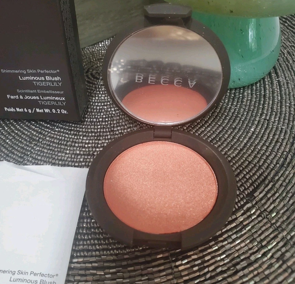 Becca Shimmering Skin Perfector Luminous Blush~TIGERLILY~NIB, Rare, 6g /0.2oz ⭐ - Image 4 of 4