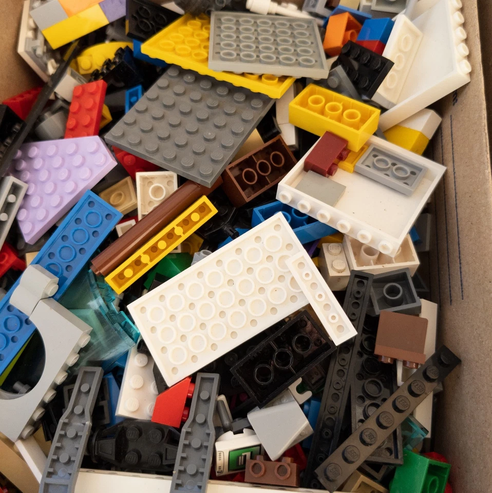2 lbs LEGO Bulk Lot – Random Bricks Plates Parts Mixed Pieces for Building - Image 3 of 4