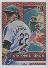 2022 Donruss Optic Diamond Kings Red Dragon Prizm 11/99 Ramon Laureano #13 05ov