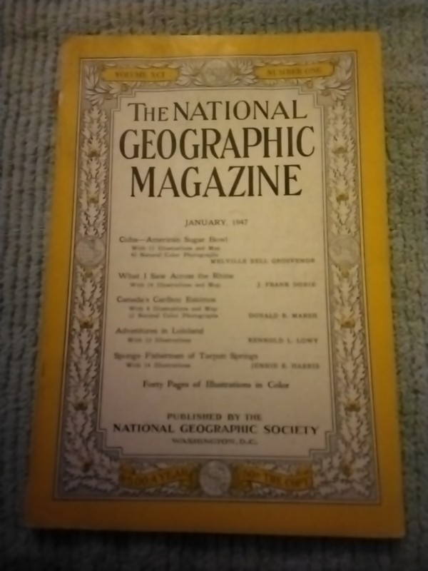National Geographic Magazine. January 1947.