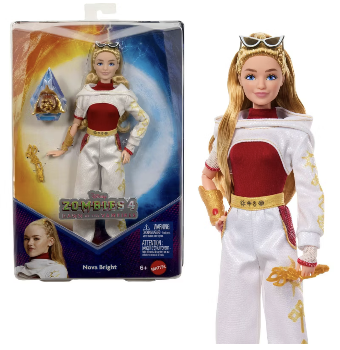 メイ・リー　エンチャンテッド Disney Zombies 4: Dawn of the Vampires Nova Bright Doll Toy New