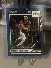 2024-25 Donruss Basketball Malaki Branham Blue Shimmer /299 - Spurs