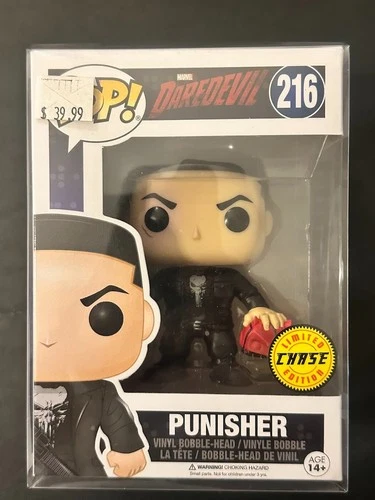 Funko Pop! Marvel: Daredevil - Punisher (Holding DD Mask) - #216 - Chase Protect