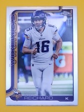 2025 Topps Chrome Will Reichard #203 Refractor Vikings