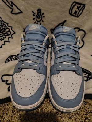 Nike Dunk Low Unc Paisely Size 10 Mens Fast Shipping