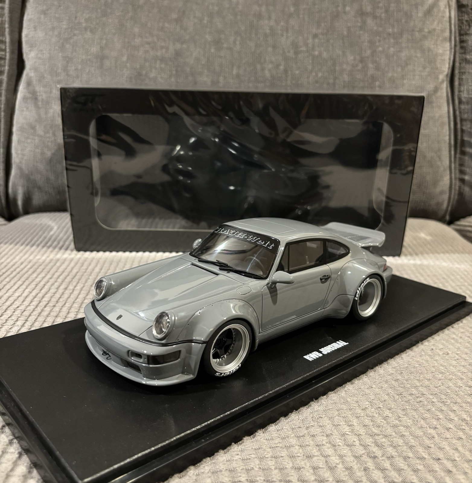 1/18 Gt Spirit Porsche 911 964 RWB Jonsibal Gray 2015 GT477