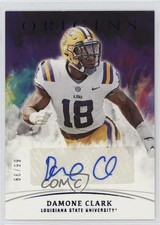 2022 Chronicles Draft Picks Origins Rookie Blue 66/99 Damone Clark Auto hg6