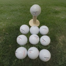 9 Golf Balls Maxfli Max Distance High Launch Lot of 3 Packs 9 Balls 1 3 4