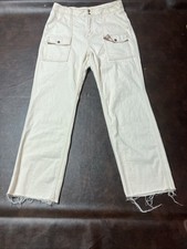 Pilcro And The Letterpress Women  s Sz 30 Retro Beige Bush Pants Denim Jeans RARE