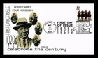 DR JIM STAMPS US COVER FOUR HORSEMEN OF NOTRE DAME 1920S CELEBRATE CENTURY FDC