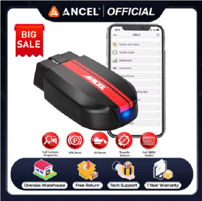 ANCEL BD500 ALL SYSTEM OBD2 Scanner ABS SRS EPB OIL MIL Auto Diagnosegerät