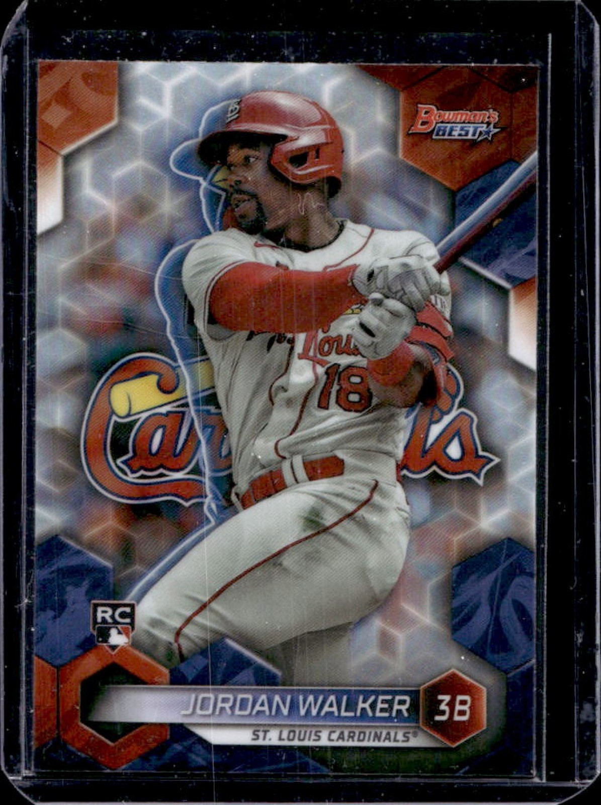 2023 Bowman's Best Jordan Walker RC Refractor Rookie #65 Cardinals