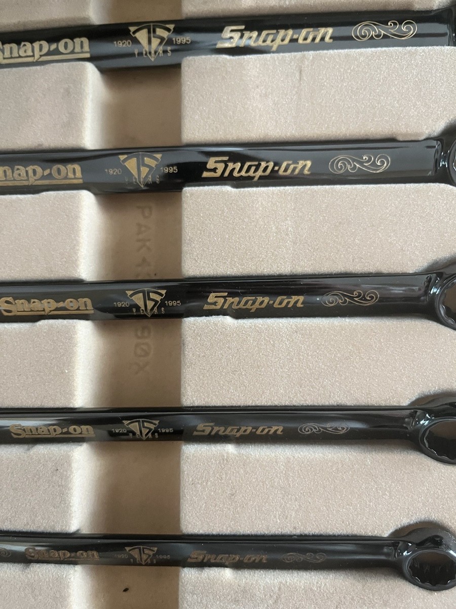 Snap-On 75th Anniversary Collector's Edition Black Wrench Set