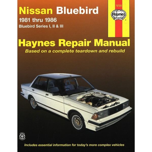 Nissan Bluebird 1981-1986 Repair Manual Haynes-image