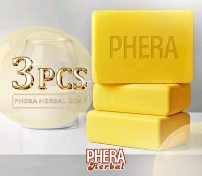 3Pcs Phera Herbal Soap by Chemist shea  70 g each