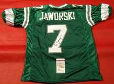 RON JAWORSKI AUTOGRAPHED PHILADELPHIA EAGLES JERSEY JSA ESPN