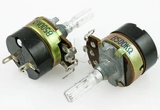 500K  24mm Single Unit Switched 0.5 watt Potentiometer 08-1050