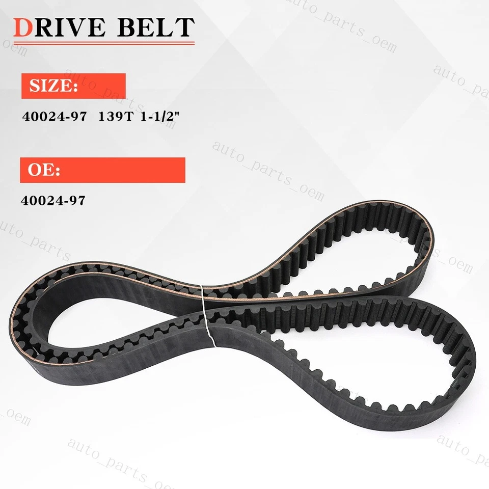 Correa de transmisión trasera para 40024-97 139T 1-1/2" Harley Davidson FLT FLHT FLHR 97-03 Foto 2 de 4