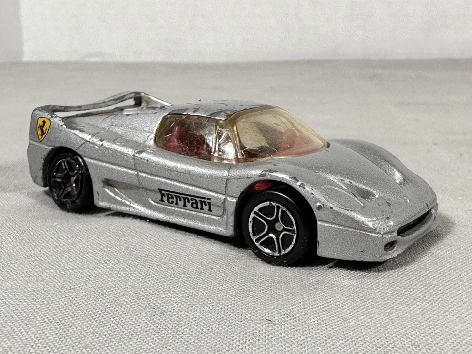 Matchbox Ferrari F50 Gray 1:59, 1:64 scale 1995 - Image 2 of 4