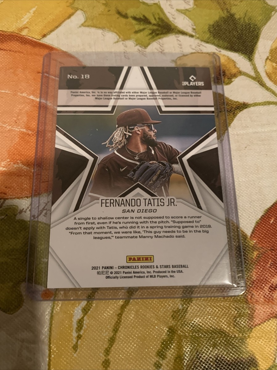 Fernando Tatis Jr. 2021 Panini Chronicles Rookies & Stars #18 Blue