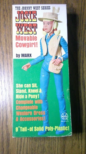 vintage Marx Josie West Johnny West series original box Inst. & all accessories