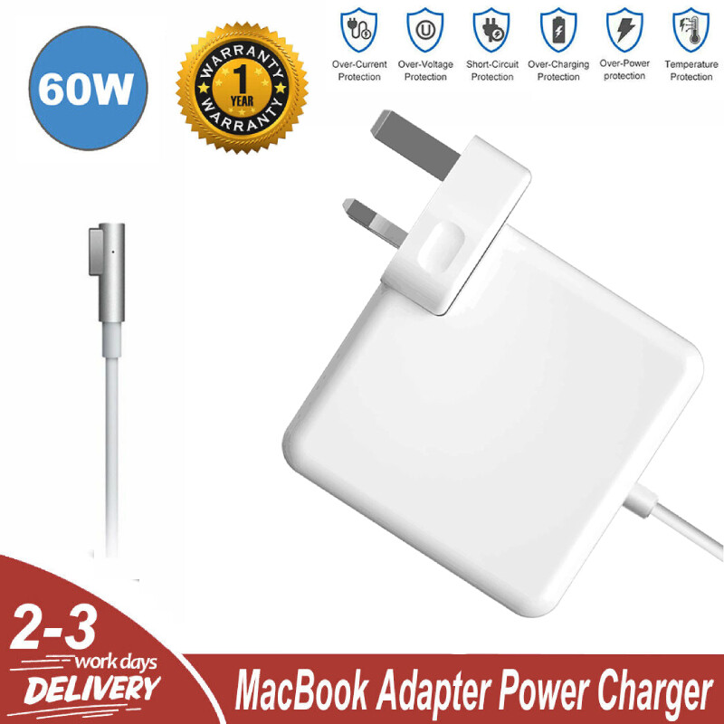 60W Magnetic L AC Adapter Laptop Charger For Apple MacBook Pro 13