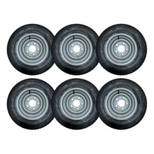 6 x 195/55 R10 Trailer Tyre on 5 Stud 112mm PCD Rim Brian James Graham Edwards