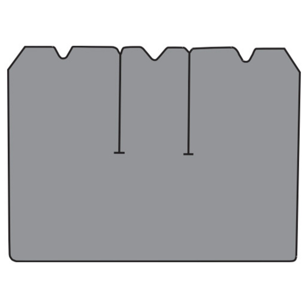 Floor Mats for 79 Chevy Corvette Cargo Mat w/3 Compt Doors (BP32) Cutpile 1Pc