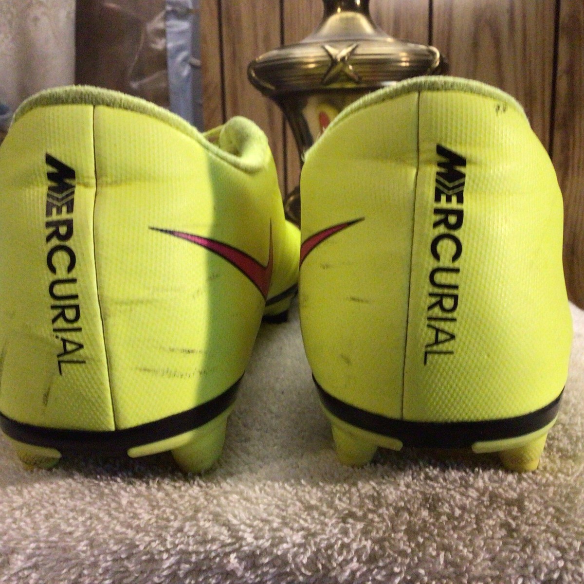 Mens Nike Mercurial Vapor Soccer Cleat Neon Yellow/Pink-Size 12 | eBay