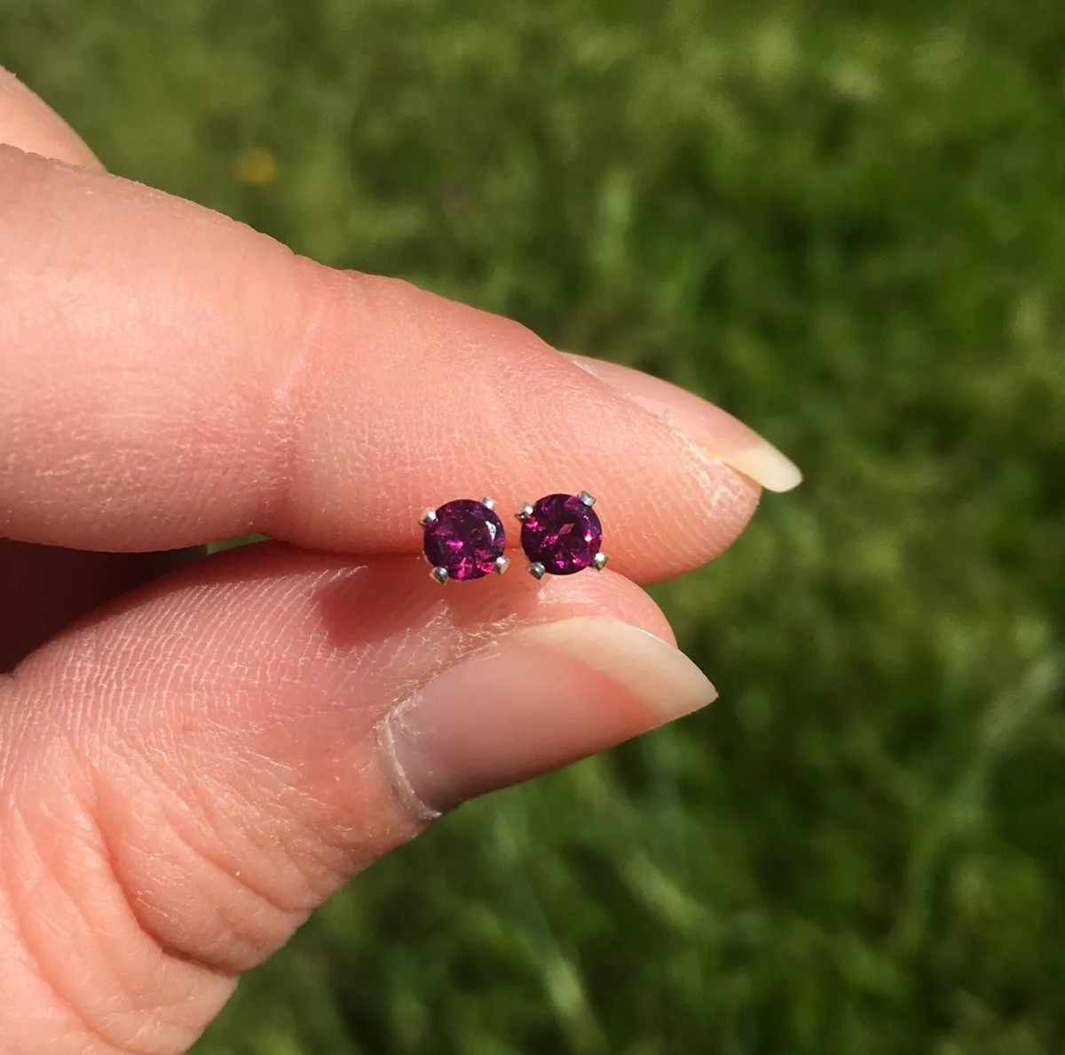 Grape colored best sale garnet