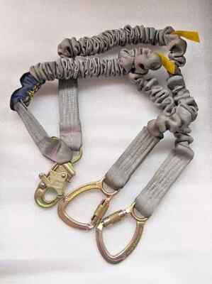 DBI-SALA Shock Wave2 Shock Absorbing Lanyard,sala double Hooks