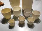 Lot Of 9 Pieces Coors Alumina Hi Temp Porcelain various sizes — photo 4