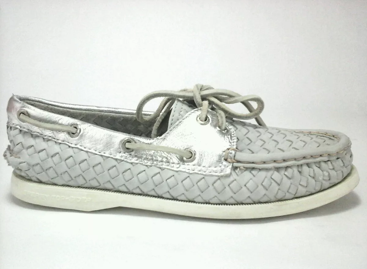 Sperry woven sneaker clearance