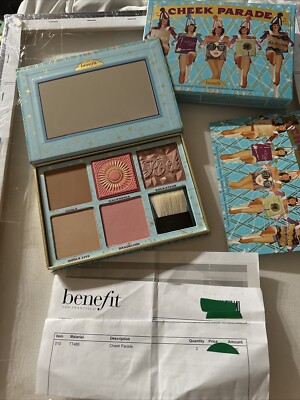 Benefit CHEEK PARADE 6 Palette (Hoola-Hoola Lite-Rockateur-Dandelion-Galifornia)