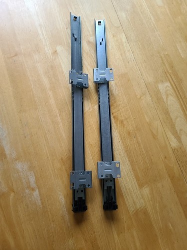 Original IKEA Effektiv Under Desk File Drawer Slide PAIR (2X) | eBay