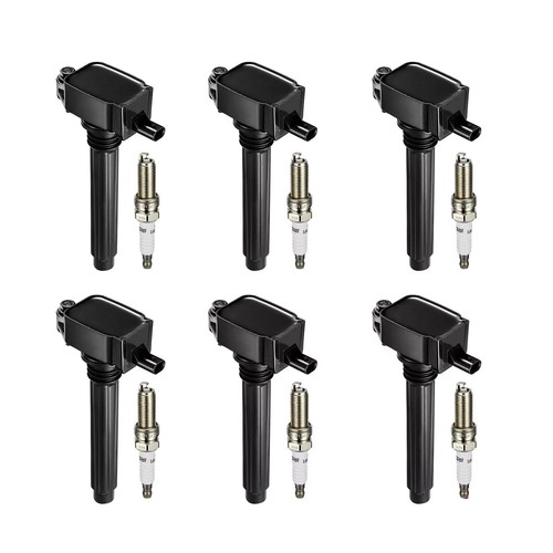 For Jeep For Dodge 6PCS Ignition Coil & Iridium Spark Plug For Chrysler - Picture 4 of 15