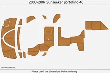 2003 Sunseeker 46 portofino Swim Platform Cockpit Marine EVA Boat Pad Foam Floor