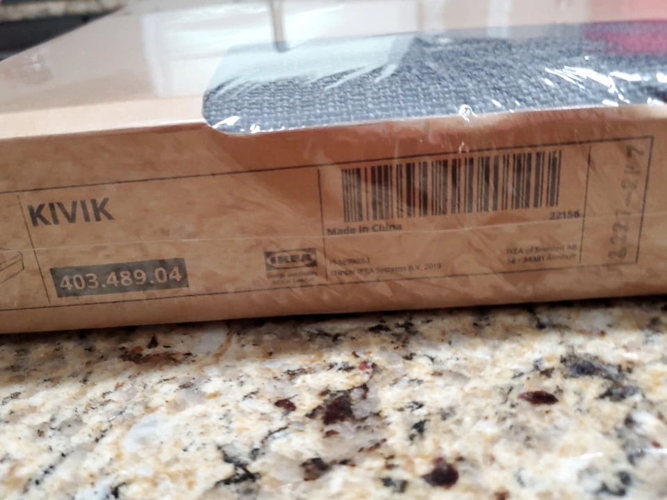 FUNDA CHAISE IKEA KIVIK, Hillared Antracita, 403.489.04, TOTALMENTE NUEVA Y SELLADA Foto 3 de 4