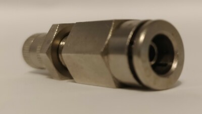 Front &amp; Rear Schrader Inflation Valve Kit 1/4" OD W/ Fittings For