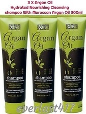 Argan Oil Hydrated Nourishing Cleansing shampoo With Moroccan Argan Oil 3X 300ml 15.44 per litre