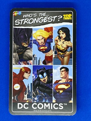 DC Comics, deren stärkste Top-Trumps Ihre eigene Trump-Superhelden-Comickarte auswählen